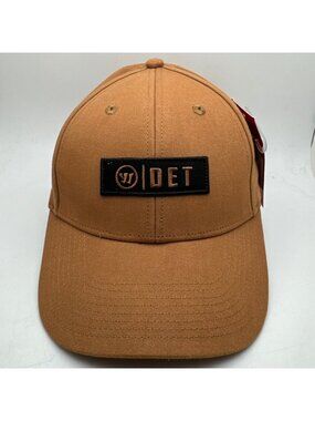 Warrior DET Patch Snapback Hat Cap Men's Tan Adjustable Baseball Cap New with